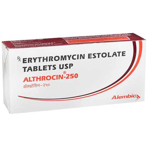 Erythromycin 250mg Tablets (Althrocin)
