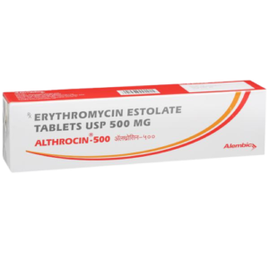 Erythromycin 500mg Tablets (Althrocin)