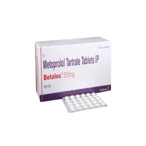 Metoprolol Tartrate 50mg (Betaloc) Tablets