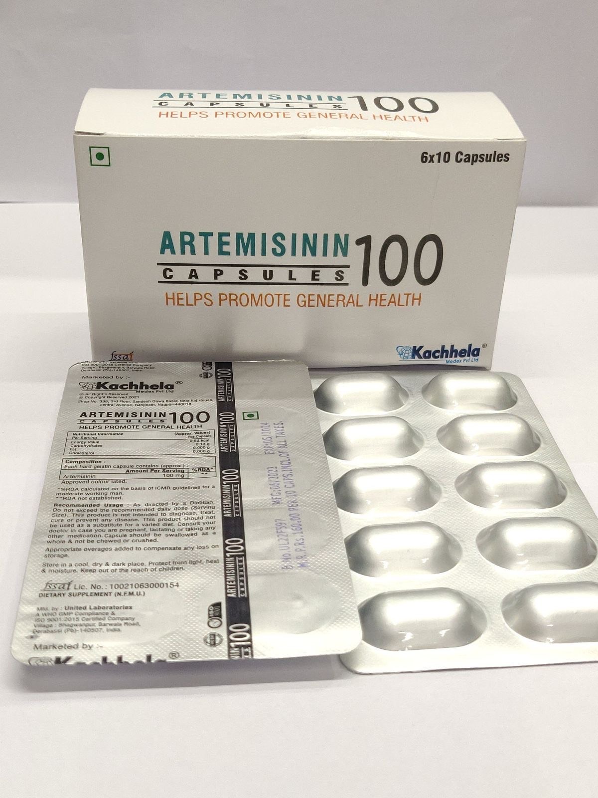 Artemisinin 100mg Capsules