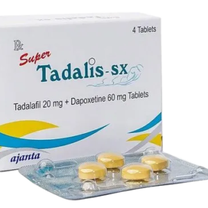 Super Tadalis SX Tablets (Tadalafil 20mg + Dapoxetine 60mg)