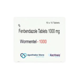 Fenbendazole 1000mg Human (Wormentel) Tablets