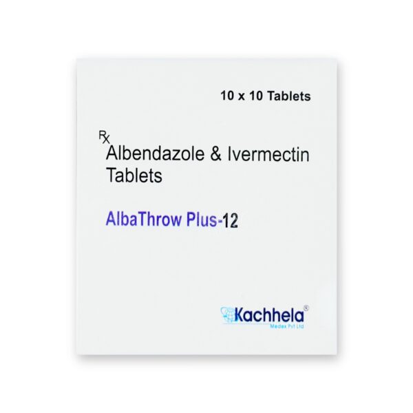 AlbaThrowPlus-12 (Albendazole & Ivermectin) Tablets